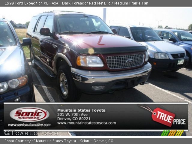 1999 Ford Expedition XLT 4x4 in Dark Toreador Red Metallic