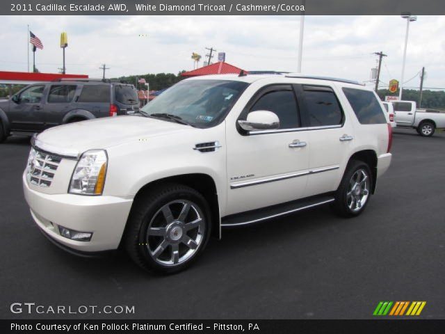 2011 Cadillac Escalade AWD in White Diamond Tricoat