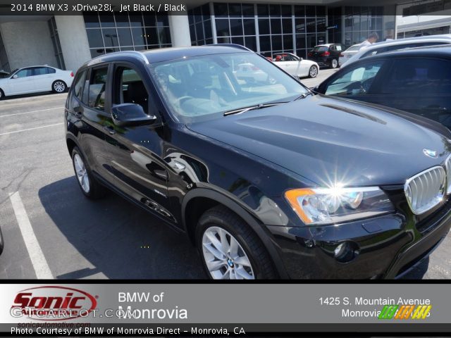 2014 BMW X3 xDrive28i in Jet Black