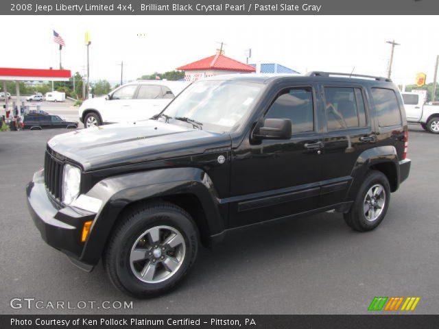2008 Jeep Liberty Limited 4x4 in Brilliant Black Crystal Pearl