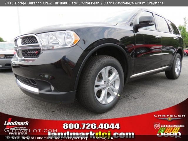 2013 Dodge Durango Crew in Brilliant Black Crystal Pearl