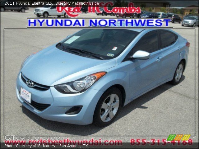 2011 Hyundai Elantra GLS in Blue Sky Metallic