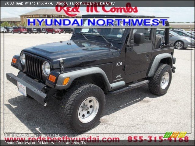 2003 Jeep Wrangler X 4x4 in Black Clearcoat