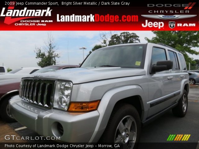 2009 Jeep Commander Sport in Bright Silver Metallic