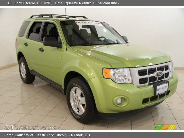 2012 Ford Escape XLT 4WD in Lime Squeeze Metallic