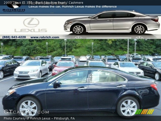 2009 Lexus ES 350 in Black Sapphire Pearl