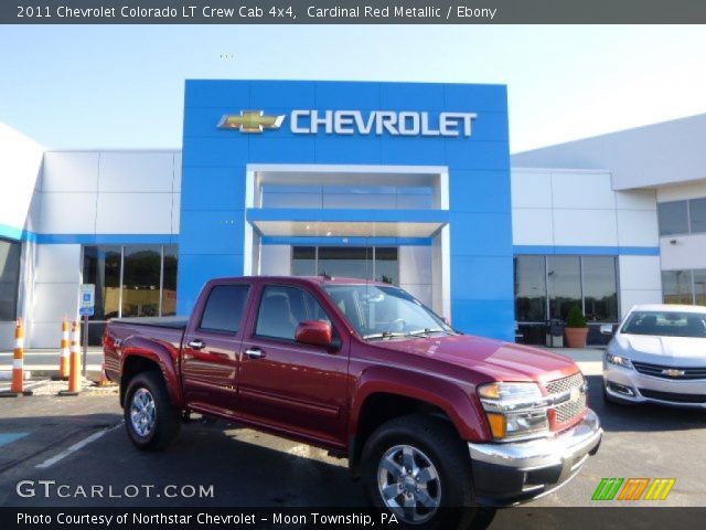 2011 Chevrolet Colorado LT Crew Cab 4x4 in Cardinal Red Metallic