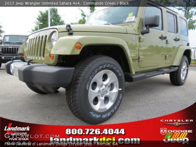 2013 Jeep Wrangler Unlimited Sahara 4x4 in Commando Green