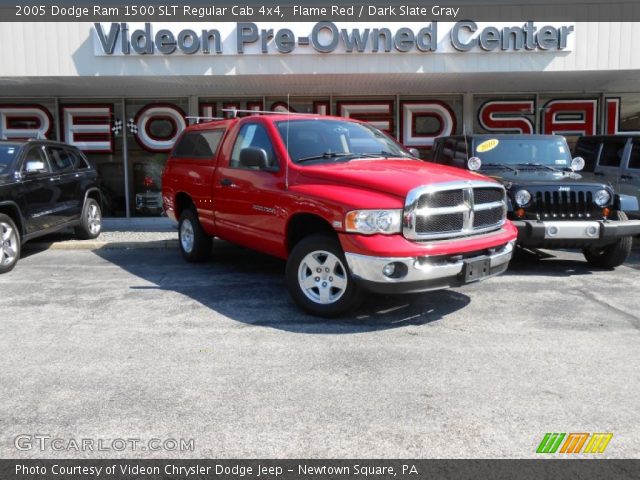 2005 Dodge Ram 1500 SLT Regular Cab 4x4 in Flame Red