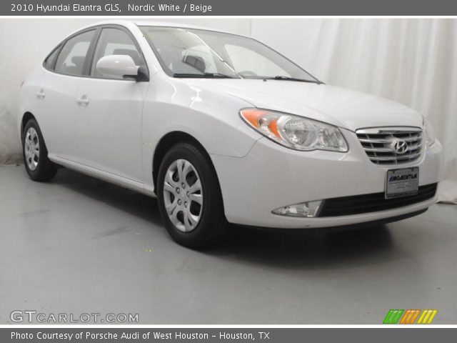 2010 Hyundai Elantra GLS in Nordic White