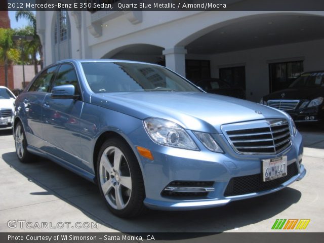 2012 Mercedes-Benz E 350 Sedan in Quartz Blue Metallic