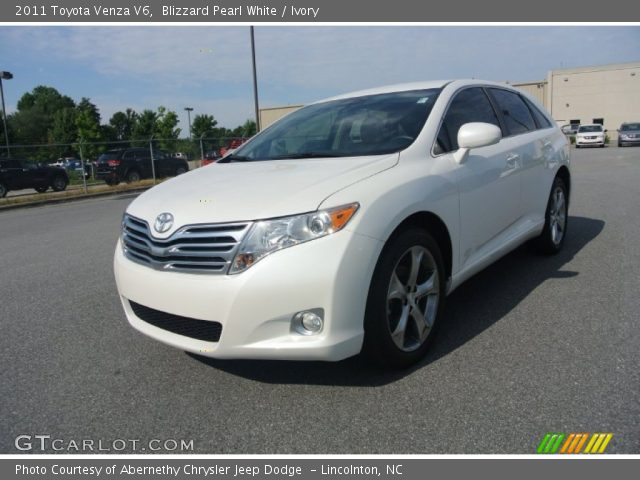 2011 Toyota Venza V6 in Blizzard Pearl White