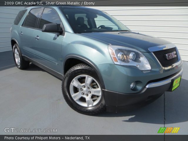 2009 GMC Acadia SLE in Silver Green Metallic