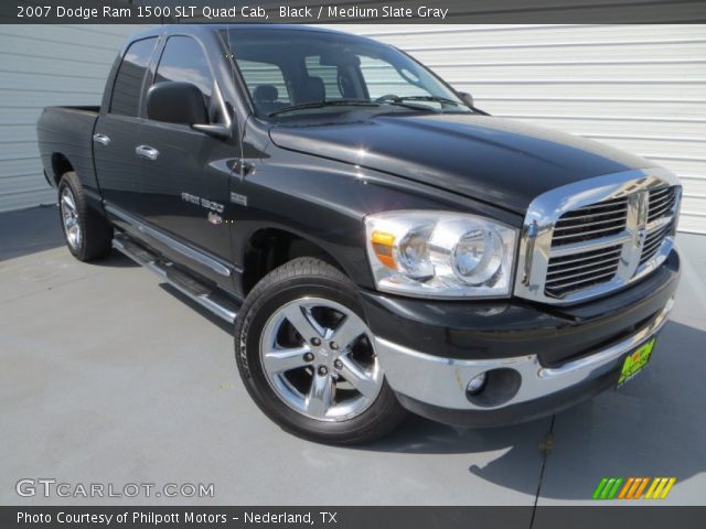 2007 Dodge Ram 1500 SLT Quad Cab in Black