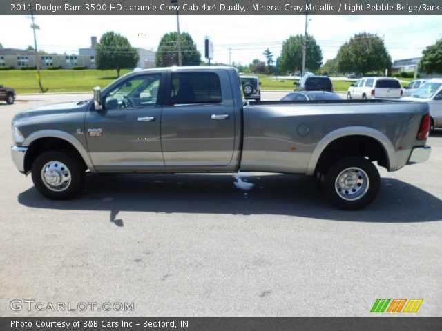 2011 Dodge Ram 3500 HD Laramie Crew Cab 4x4 Dually in Mineral Gray Metallic