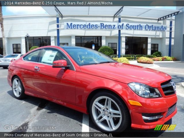 2014 Mercedes-Benz C 250 Coupe in Mars Red