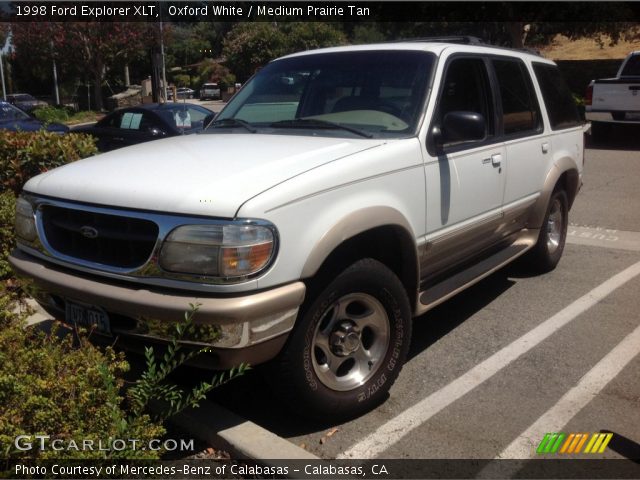 1998 Ford Explorer XLT in Oxford White