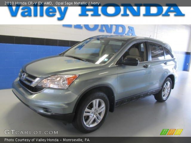 2010 Honda CR-V EX AWD in Opal Sage Metallic