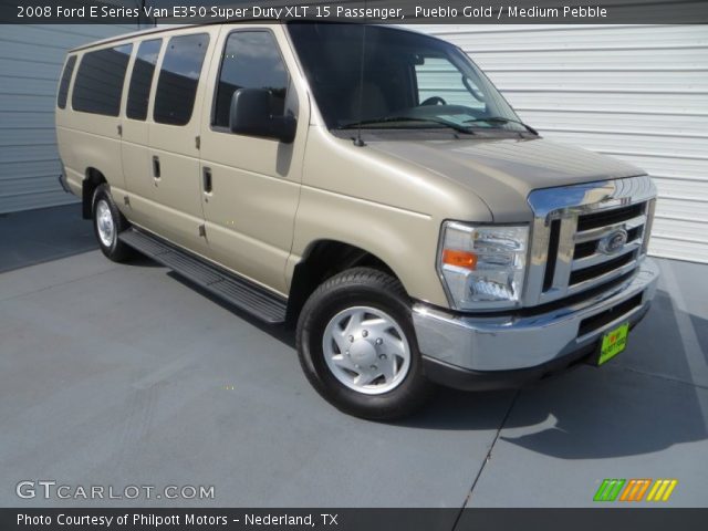 2008 Ford E Series Van E350 Super Duty XLT 15 Passenger in Pueblo Gold