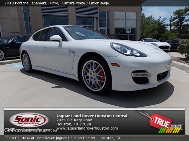 2010 Porsche Panamera Turbo in Carrara White