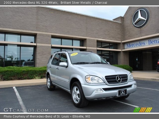 2002 Mercedes-Benz ML 320 4Matic in Brilliant Silver Metallic