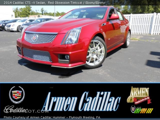 2014 Cadillac CTS -V Sedan in Red Obsession Tintcoat