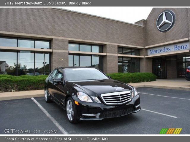 2012 Mercedes-Benz E 350 Sedan in Black