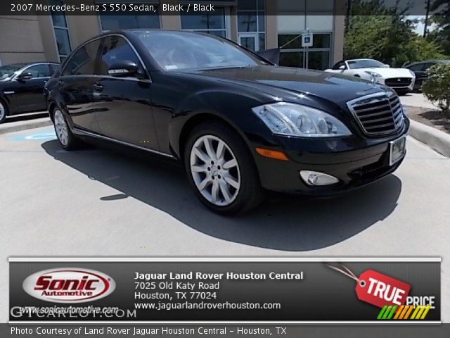 2007 Mercedes-Benz S 550 Sedan in Black