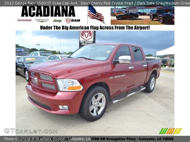 2012 Dodge Ram 1500 ST Crew Cab 4x4 in Deep Cherry Red Crystal Pearl