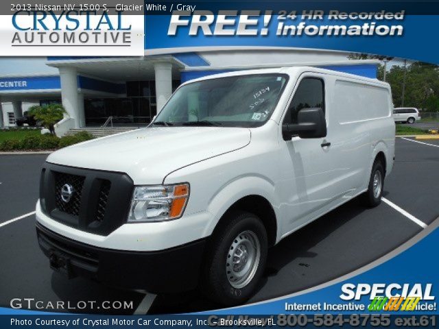 2013 Nissan NV 1500 S in Glacier White