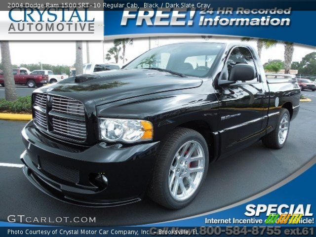 2004 Dodge Ram 1500 SRT-10 Regular Cab in Black