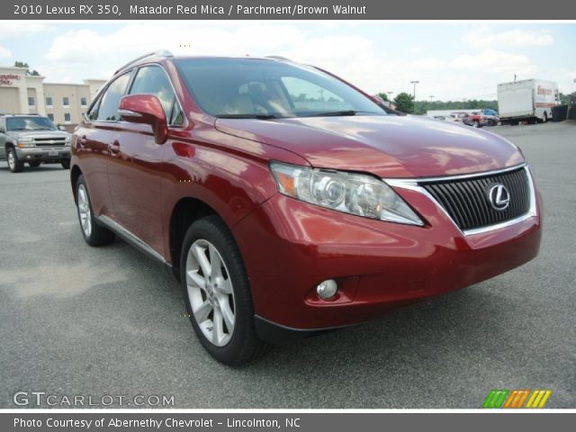 2010 Lexus RX 350 in Matador Red Mica