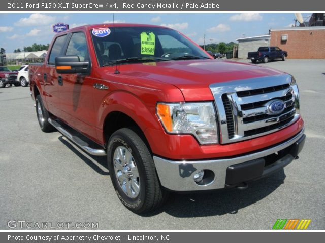 2011 Ford F150 XLT SuperCrew 4x4 in Red Candy Metallic