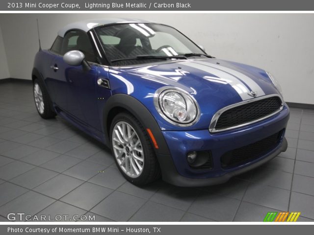 2013 Mini Cooper Coupe in Lightning Blue Metallic