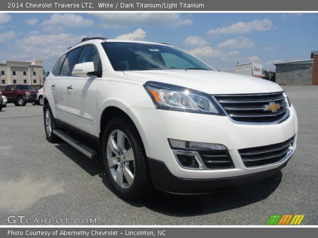 2014 Chevrolet Traverse LTZ in White