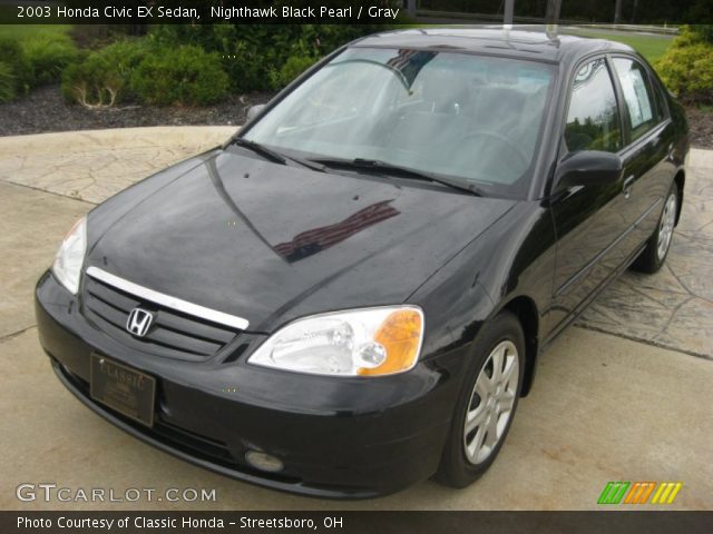 2003 Honda Civic EX Sedan in Nighthawk Black Pearl