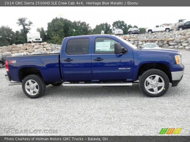 2014 GMC Sierra 2500HD SLE Crew Cab 4x4 in Heritage Blue Metallic
