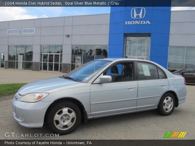 2004 Honda Civic Hybrid Sedan in Opal Silver Blue Metallic
