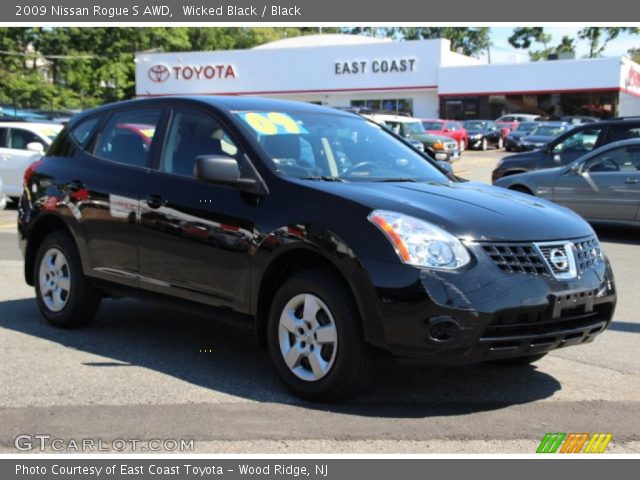 2009 Nissan Rogue S AWD in Wicked Black