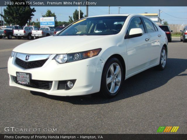 2010 Acura TSX Sedan in Premium White Pearl