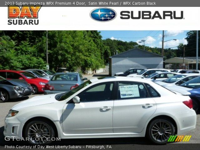 2013 Subaru Impreza WRX Premium 4 Door in Satin White Pearl