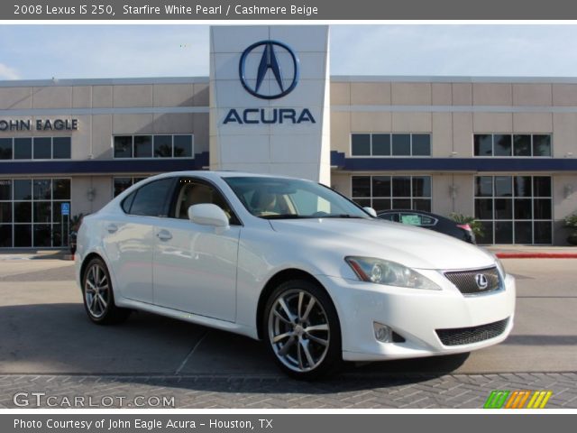 2008 Lexus IS 250 in Starfire White Pearl
