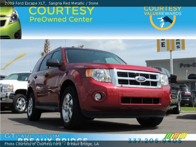 2009 Ford Escape XLT in Sangria Red Metallic