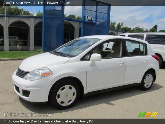 2007 Nissan Versa S in Fresh Powder