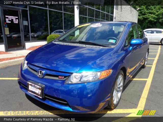 2007 Honda Civic Si Sedan in Fiji Blue Metallic