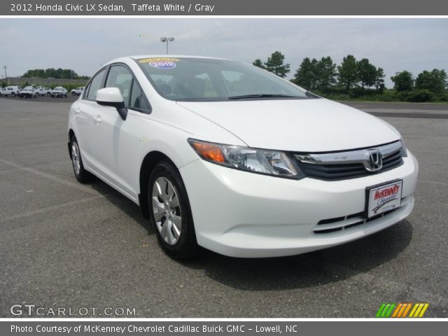 2012 Honda Civic LX Sedan in Taffeta White