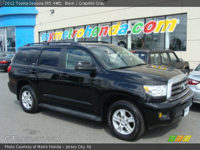 2012 Toyota Sequoia SR5 4WD in Black