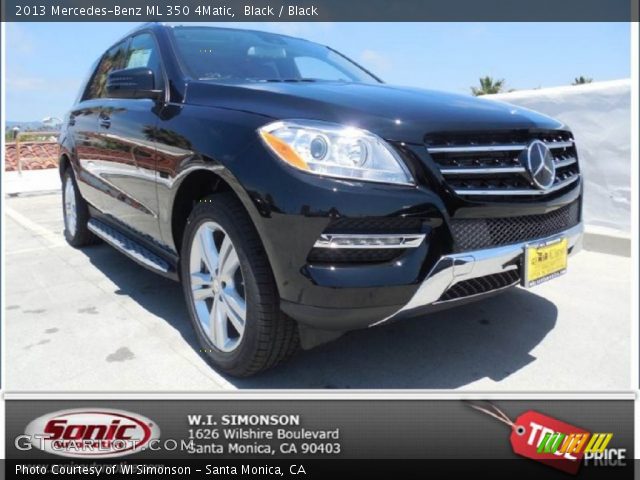 2013 Mercedes-Benz ML 350 4Matic in Black