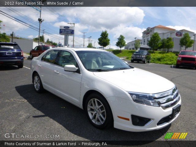 2012 Ford Fusion SEL in White Suede