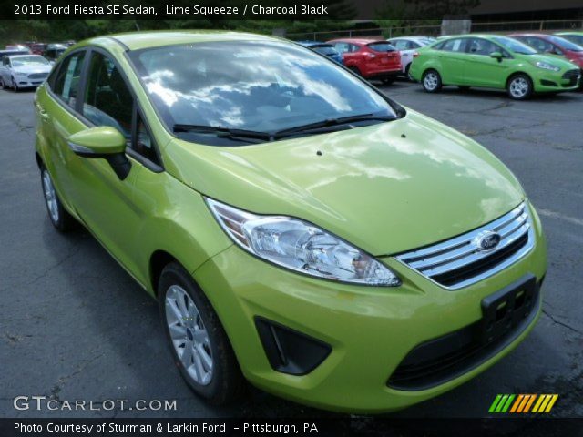 2013 Ford Fiesta SE Sedan in Lime Squeeze